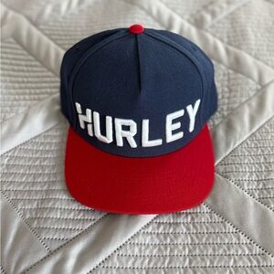 Hurley Bold Navy and Red Hat